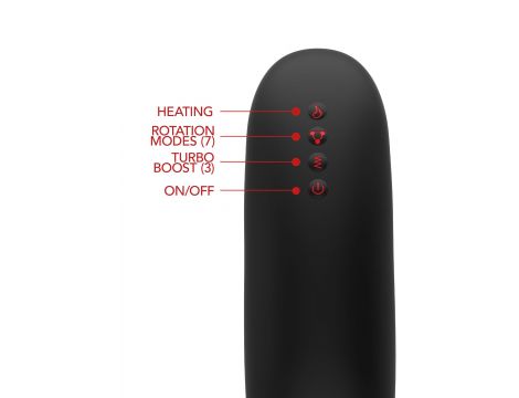 Masturbator z obrotowymi kulkami Hidden Desire Fusion X 21 cm - 3