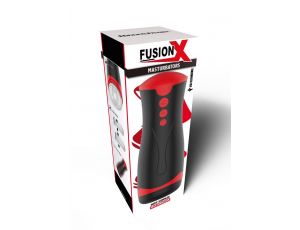 Masturbator wibrujący z ściskaniem Hidden Desire Fusion X czarny