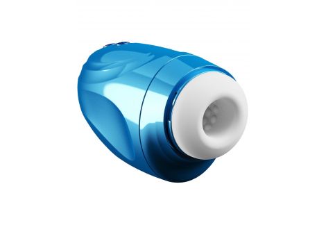 Masturbator Fusion X Aqua Bubble z wibracją niebieski - 6