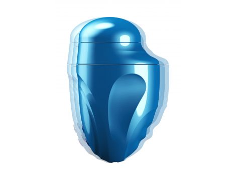 Masturbator Fusion X Aqua Bubble z wibracją niebieski - 10