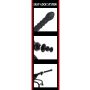 Ribbed Dong Easy-Lock 19 cm Black - 7