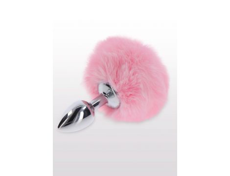 Bunnytail Buttplug Pink - 2