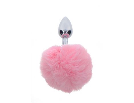 Bunnytail Buttplug Pink - 4