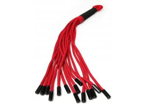 Flogger knot Taboom czerwony nylonowy - 3