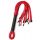 Flogger knot Taboom czerwony nylonowy