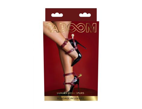 Luxury BDSM Spurs 2pcs Red - 3