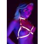 Open Cup Bra Harness Pink - 5