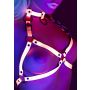 Open Cup Bra Harness Pink - 4