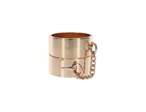 Mankiety metalowe Taboom Dona różowe złoto 6,2 cm - 11
