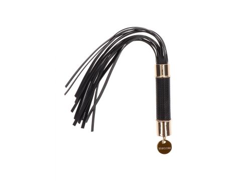 Czarny flogger Statement Taboom 33 cm - 7
