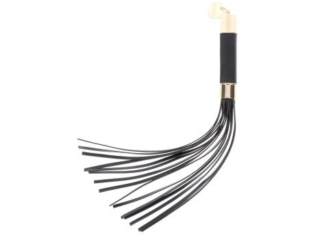 Czarny flogger Statement Taboom 33 cm - 5