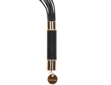 Czarny flogger Statement Taboom 33 cm - 14