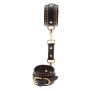 Studded Ankle Cuffs Set Black - 9