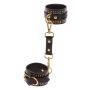 Studded Ankle Cuffs Set Black - 12