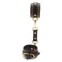 Studded Ankle Cuffs Set Black - 18