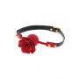Knebel balonowy Wild Roses Taboom czarny silikonowy 65 cm - 11