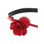 Knebel balonowy Wild Roses Taboom czarny silikonowy 65 cm - 10