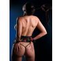 Pas bondage Taboom Wild Roses czarny - 5