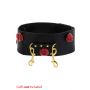 Pas bondage Taboom Wild Roses czarny - 8