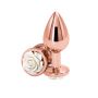 Korek analny aluminiowy NS Novelties biały 8,9 cm - 2