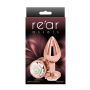Korek analny aluminiowy NS Novelties biały 8,9 cm - 3