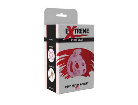 Penis Prison Cock Cage X-Short Pink - 2
