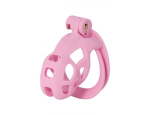 Klatka na penisa Penis Prison różowa 8 cm