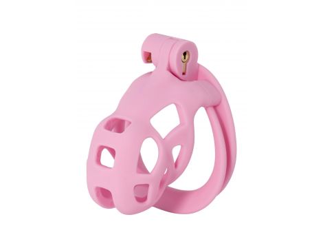 Klatka na penisa Penis Prison różowa 8 cm