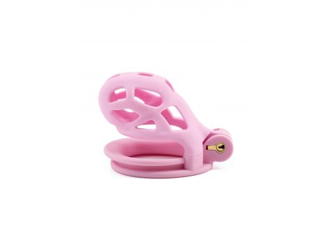 Klatka na penisa Penis Prison różowa 8 cm - 4
