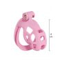 Klatka na penisa Penis Prison różowa 8 cm - 3