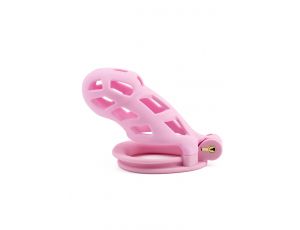 Klatka na penisa Penis Prison Hidden Desire różowa 11 cm
