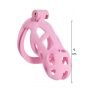 Klatka na penisa Penis Prison Hidden Desire różowa 11 cm - 5
