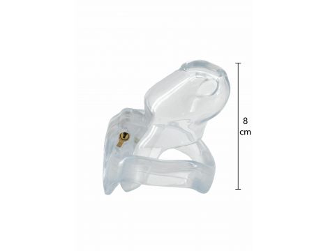 Pas cnoty transparentny Clear Control Hidden Desire 9 cm - 2