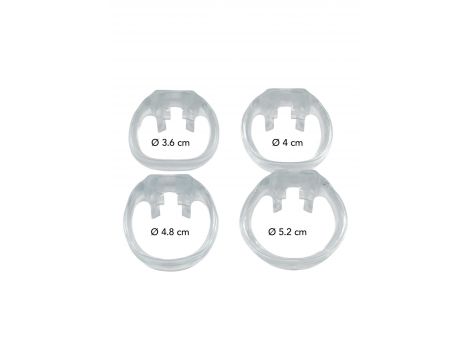 Pas cnoty transparentny Clear Control Hidden Desire 9 cm - 5