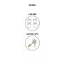 Pas cnoty transparentny Clear Control Hidden Desire 9 cm - 5