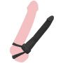 Penetrator analny Double Trouble silikonowy czarny Hidden Desire - 3
