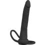 Penetrator analny Double Trouble silikonowy czarny Hidden Desire - 5