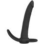 Penetrator analny Double Trouble silikonowy czarny Hidden Desire - 12