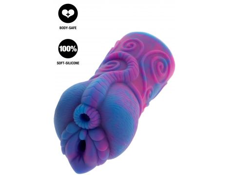 Masturbator silikonowy Seahorse Hidden Desire fioletowy 16 5 cm - 4