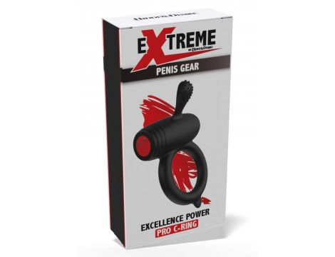 Pierścień wibrujący Excellence Power Pro Hidden Desire silikonowy 10 cm - 4