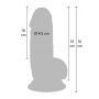 Dildo realistyczne Inferno Hidden Desire PVC 14 cm z przyssawką - 7