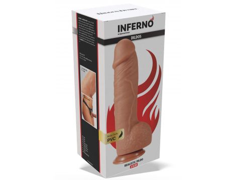 Dildo realistyczne Inferno Hidden Desire PVC 25 cm - 3