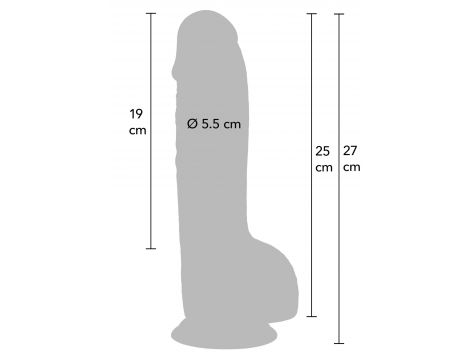 Dildo realistyczne Inferno Hidden Desire PVC 25 cm - 6