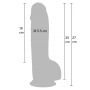 Dildo realistyczne Inferno Hidden Desire PVC 25 cm - 7