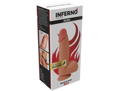 Dildo realistyczne Hidden Desire Inferno silikonowe 16 cm - 2