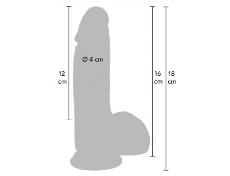 Dildo realistyczne Hidden Desire Inferno silikonowe 16 cm - 8