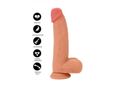 Realistyczne dildo silikonowe Hidden Desire 19 cm - 10