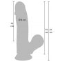 Realistyczne dildo silikonowe Hidden Desire 19 cm - 12