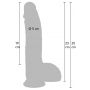Realistyczne dildo silikonowe Hidden Desire 23 cm - 12
