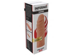 Nakładka przedłużająca silikonowa Inferno 15 cm